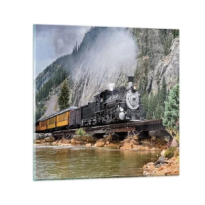 Cuadro sobre vidrio - Impresiones sobre Vidrio - ¿Adónde me llevas? - 50x50 cm