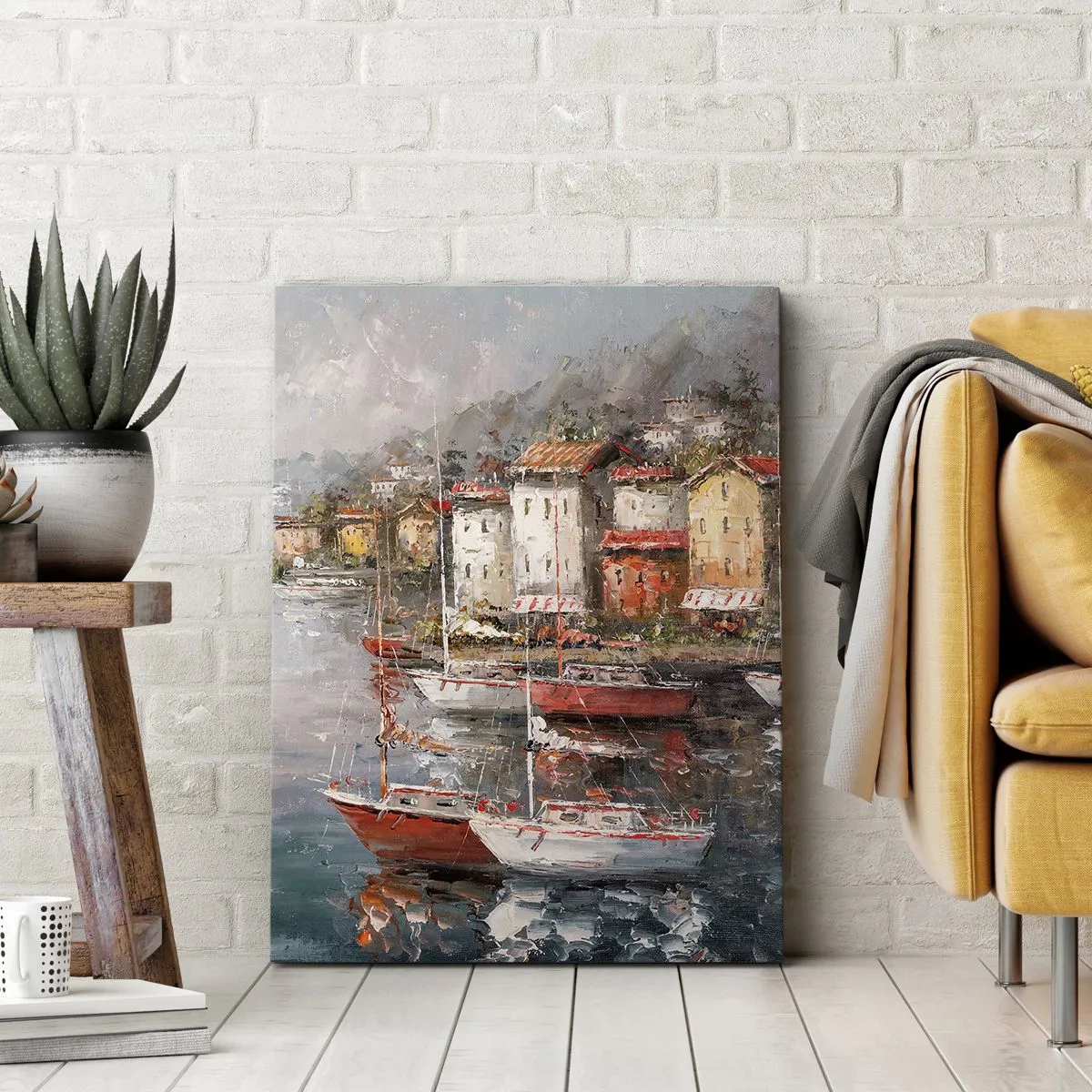 Cuadro sobre lienzo - Impresión de Imagen - Un refugio romántico - 45x80 cm