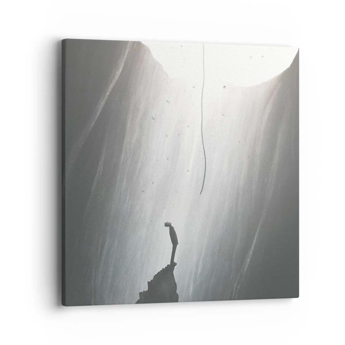 Cuadro sobre lienzo - Impresión de Imagen - Siempre hay una salida - 40x40 cm