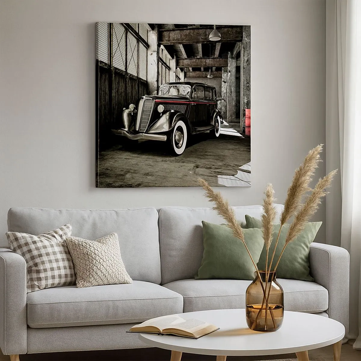 Cuadro sobre lienzo - Impresión de Imagen - La elegancia perdurable de los años 30. - 30x30 cm