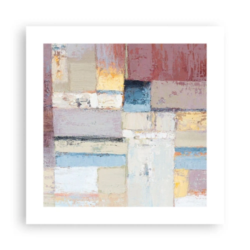 Póster - La tranquilidad de la geometría - 40x40 cm