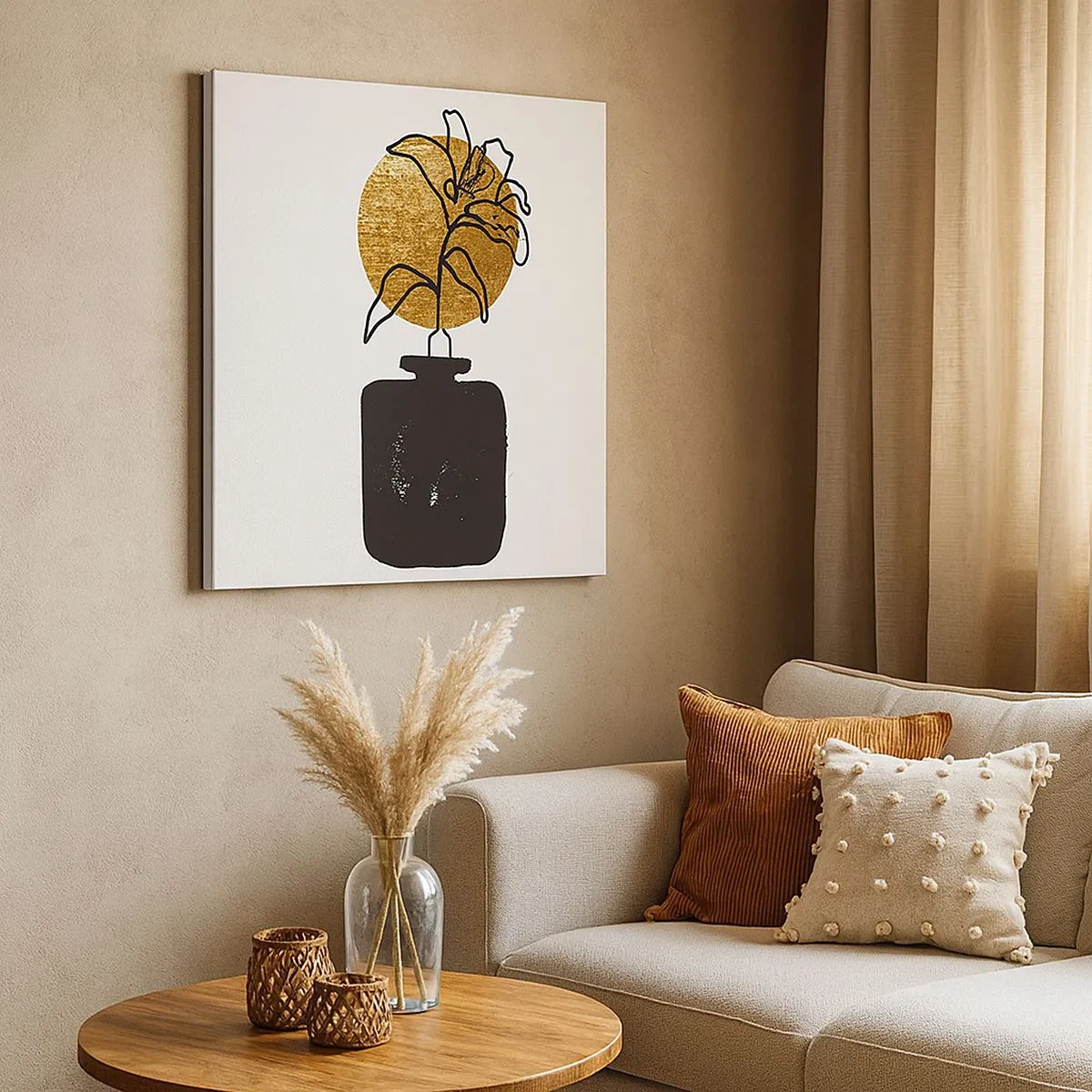 Cuadro sobre lienzo - Impresión de Imagen - Belleza en equilibrio - 30x30 cm