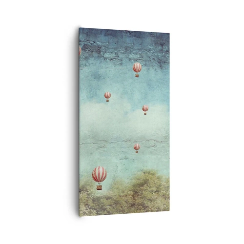 Cuadro sobre lienzo - Impresión de Imagen - Libre del ajetreo de la vida - 65x120 cm