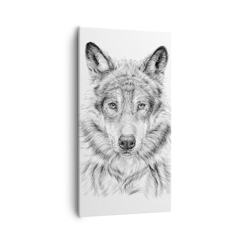 Cuadro sobre lienzo - Impresión de Imagen - Un líder nato - 55x100 cm