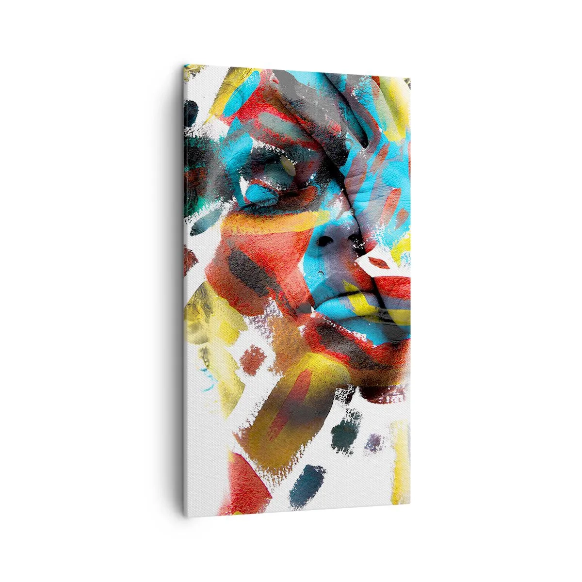 Cuadro sobre lienzo - Impresión de Imagen - Una personalidad colorida - 45x80 cm