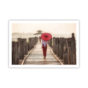 Póster - En un viejo puente - 91x61 cm