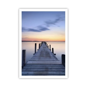 Póster - La calma de un crepúsculo sereno - 70x100 cm