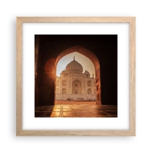 Póster en marco roble claro - Un monumento al amor sobrenatural - 30x30 cm