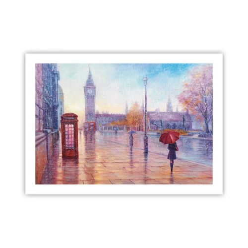 Póster - Un día de otoño en Londres - 70x50 cm