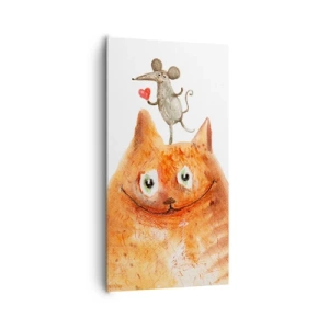 Cuadro sobre lienzo - Impresión de Imagen - Paradojas del amor - 65x120 cm