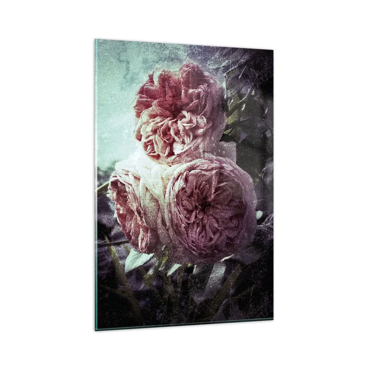 Cuadro sobre vidrio - Impresiones sobre Vidrio - En un ambiente romántico - 80x120 cm