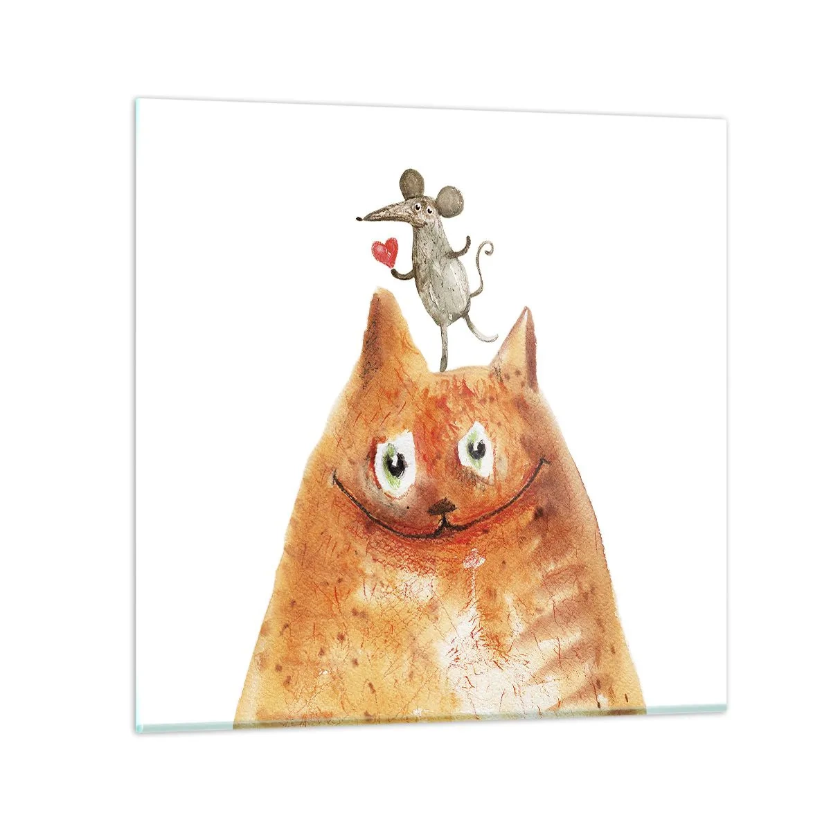 Cuadro sobre vidrio - Impresiones sobre Vidrio - Paradojas del amor - 70x70 cm