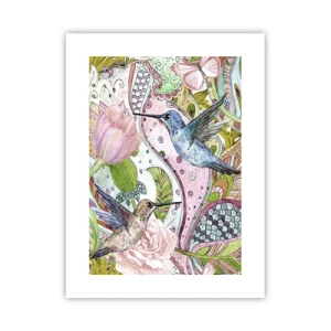 Póster - Enredado en las vides - 30x40 cm