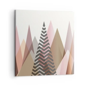 Cuadro sobre lienzo - Impresión de Imagen - Una visión piramidal - 60x60 cm