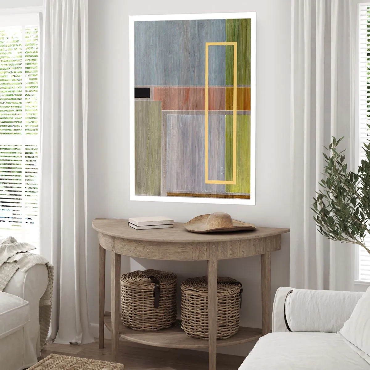 Póster - Recto y tranquilo - 70x100 cm