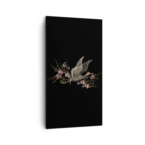 Cuadro sobre lienzo - Impresión de Imagen - Ave florida - 45x80 cm