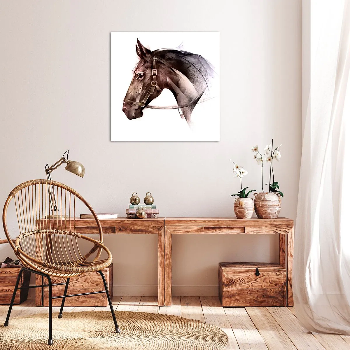 Cuadro sobre lienzo - Impresión de Imagen - Elegancia - 70x70 cm
