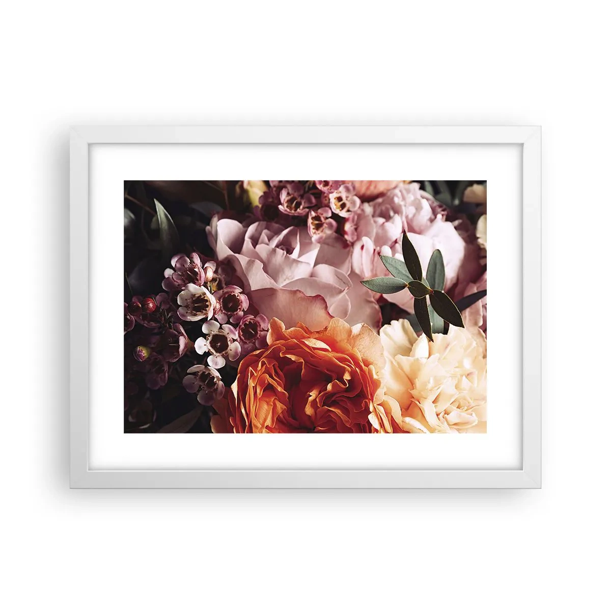 Póster en marco blanco - Belleza envolvente - 40x30 cm