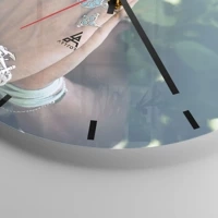 Esfera sin numeración, con rayas