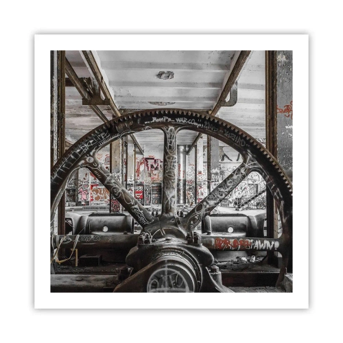 Póster - La vida secreta de una fábrica - 60x60 cm