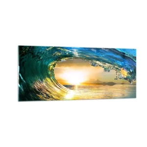 Cuadro sobre vidrio - Impresiones sobre Vidrio - Ojo de esperanza - 100x40 cm