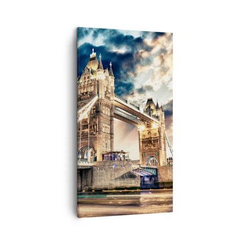 Cuadro sobre lienzo - Impresión de Imagen - Un monumento a un imperio victoriano - 45x80 cm