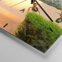 Esfera sin numeración, con rayas