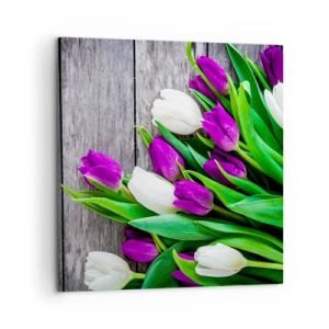 Cuadro sobre lienzo - Impresión de Imagen - El día de la fiesta de la primavera - 50x50 cm