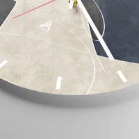 Esfera sin numeración, con rayas