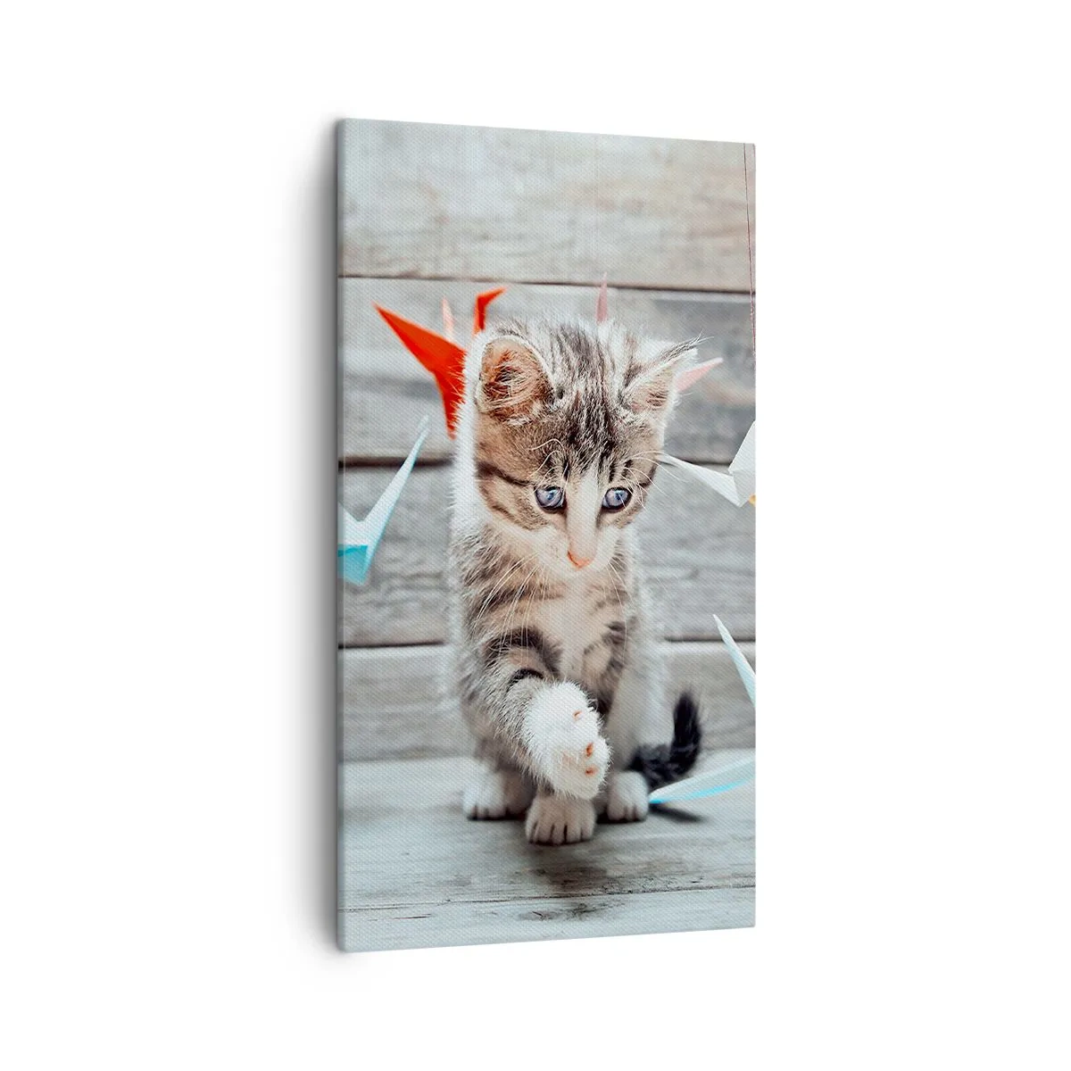 Cuadro sobre lienzo - Impresión de Imagen - La primera lección - 45x80 cm