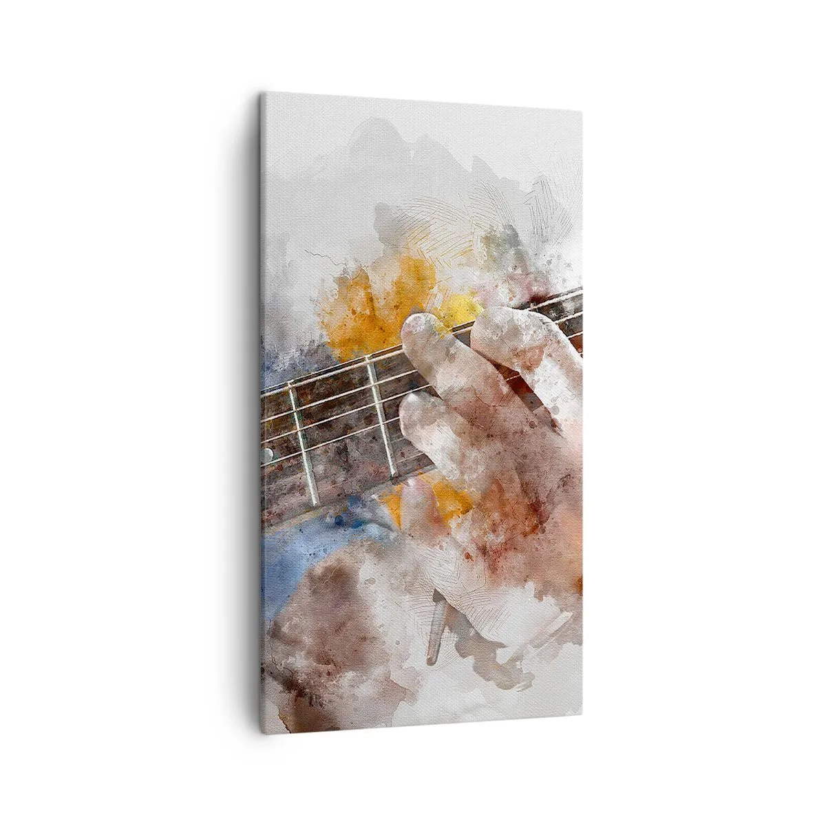 Cuadro sobre lienzo - Impresión de Imagen - Poesía entre las cuerdas - 45x80 cm
