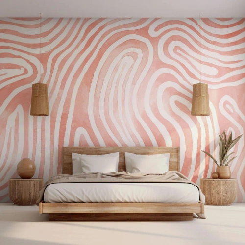 Fotomural Premium Canvas - En un laberinto de coral - Minimalismo, Arte Moderno, Abstracción - 250x175 cm