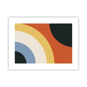 Póster - Círculo sobre círculo - 40x30 cm