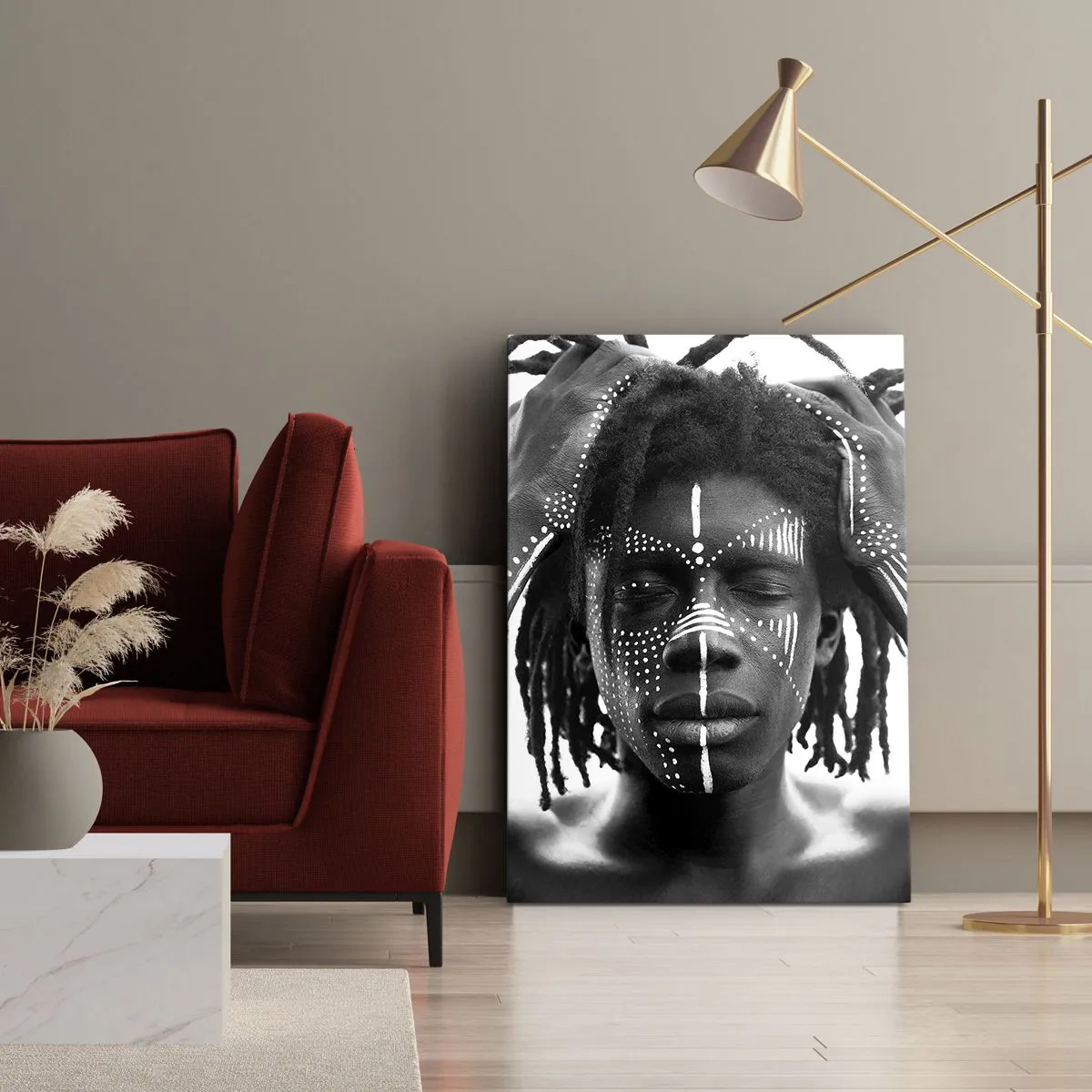 Cuadro sobre lienzo - Impresión de Imagen - ¿Dónde estás? - 70x100 cm