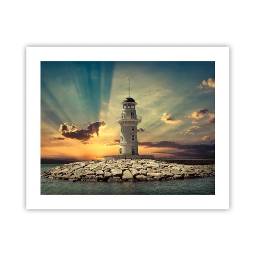 Póster - Luz - Bondad - Belleza - 50x40 cm