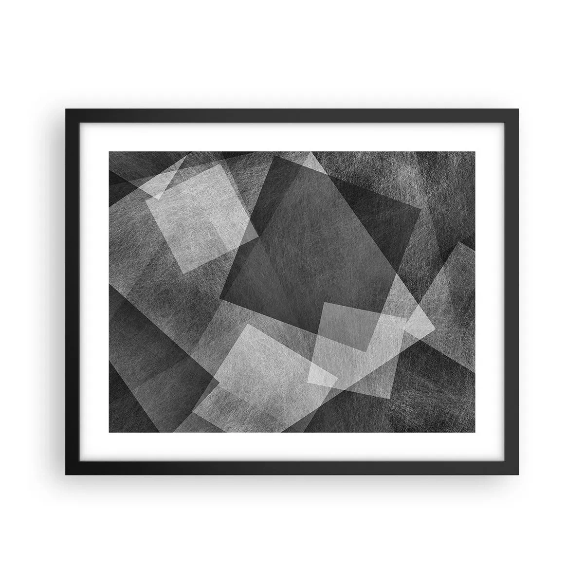 Póster en marco negro - Un símbolo eterno de permanencia y orden - 50x40 cm