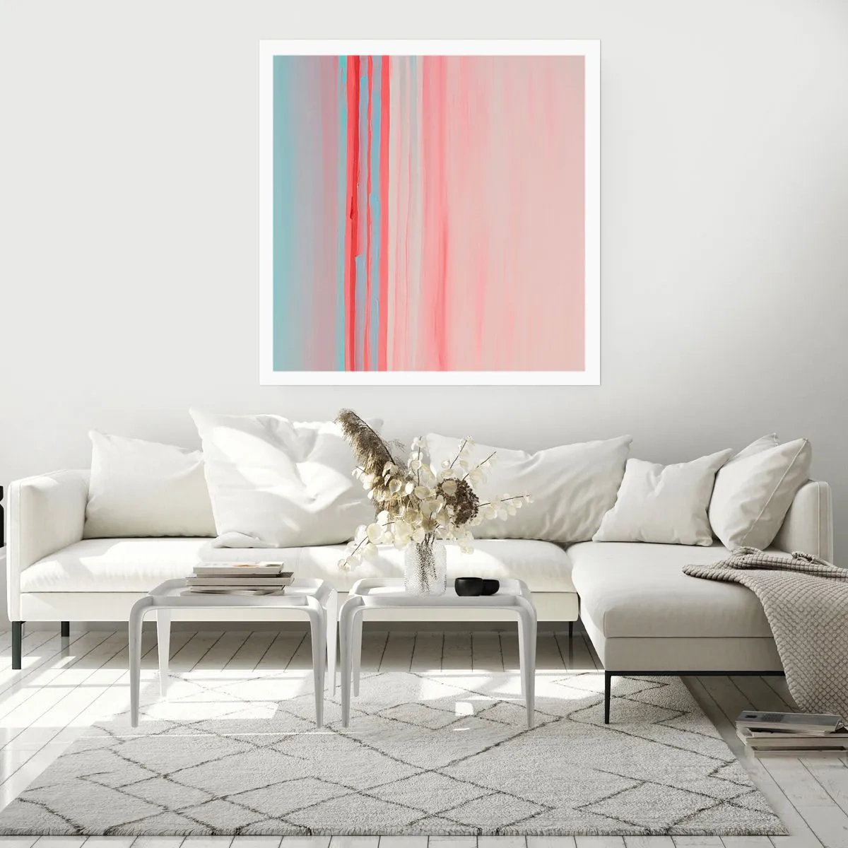 Póster - Abstracción al amanecer - 50x50 cm