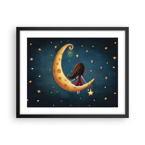 Póster en marco negro - Érase una vez... - 50x40 cm