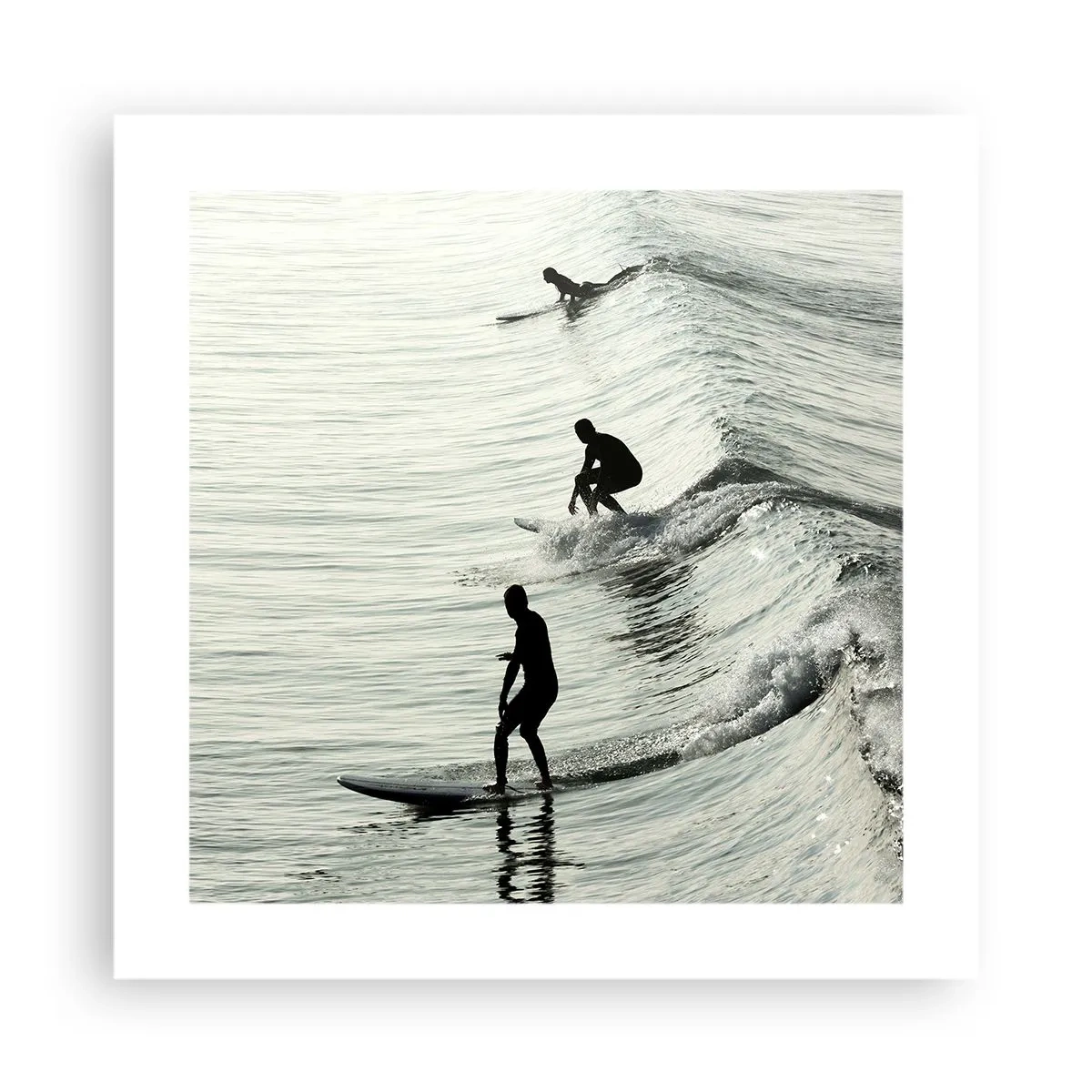 Póster - Al encuentro de la ola - 40x40 cm
