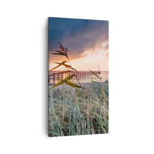 Cuadro sobre lienzo - Impresión de Imagen - Bailando con el viento - 45x80 cm