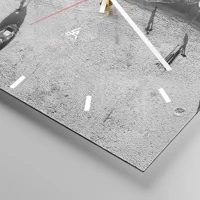 Esfera sin numeración, con rayas