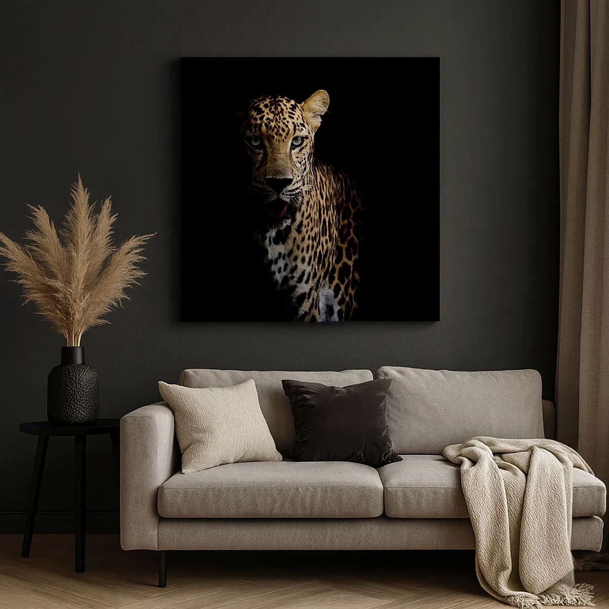 Cuadro sobre lienzo - Impresión de Imagen - Belleza oscura - 30x30 cm