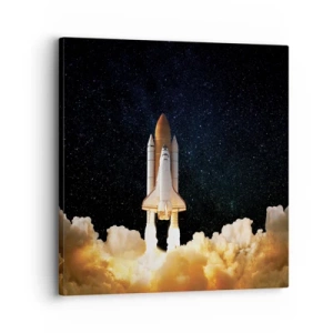 Cuadro sobre lienzo - Impresión de Imagen - ¡Ad astra! - 30x30 cm