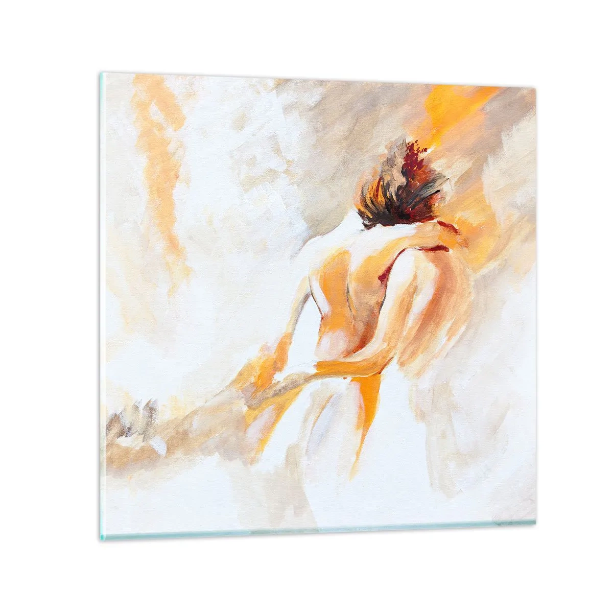 Cuadro sobre vidrio - Impresiones sobre Vidrio - En un cielo de cercanía - 30x30 cm