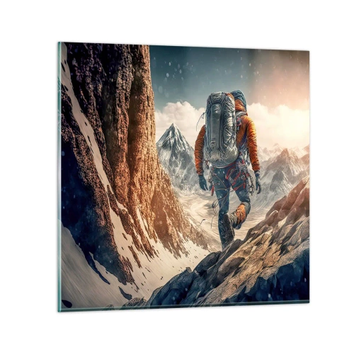 Cuadro sobre vidrio - Impresiones sobre Vidrio - Guerrero solitario - 30x30 cm