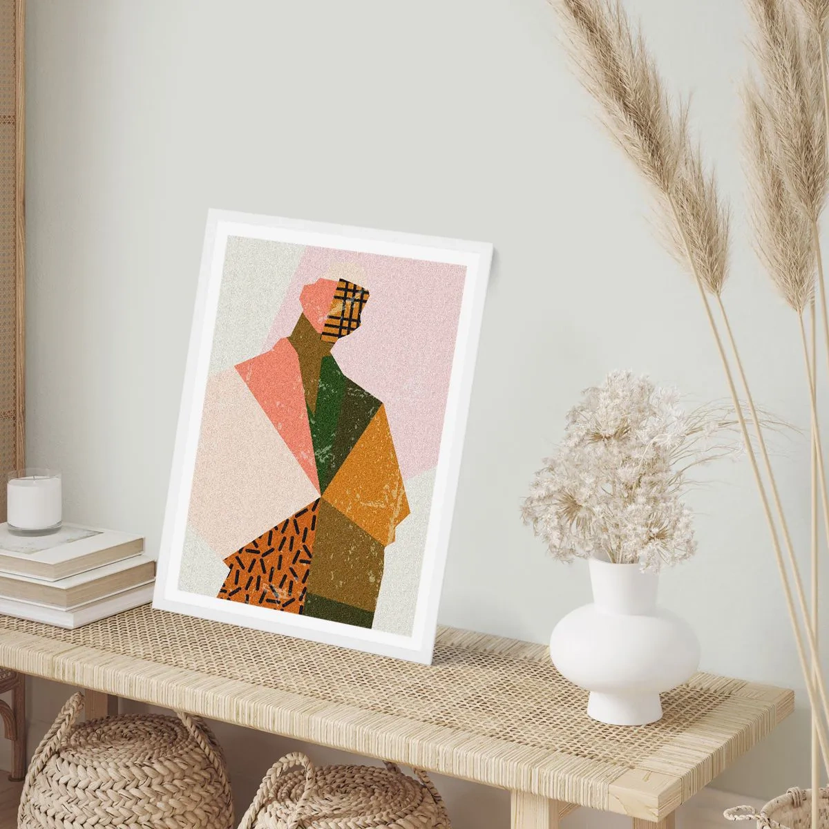 Póster en marco blanco - El hombre, un ser complejo - 70x100 cm