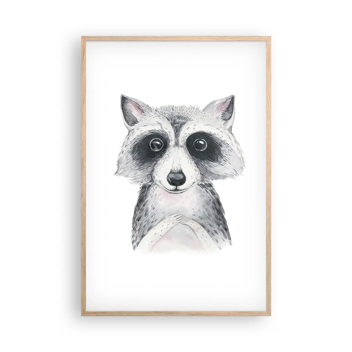 Póster en marco roble claro - Un momento para la emoción - 61x91 cm