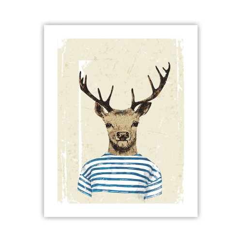 Póster - Porque me gustan las camisas de rayas - 40x50 cm