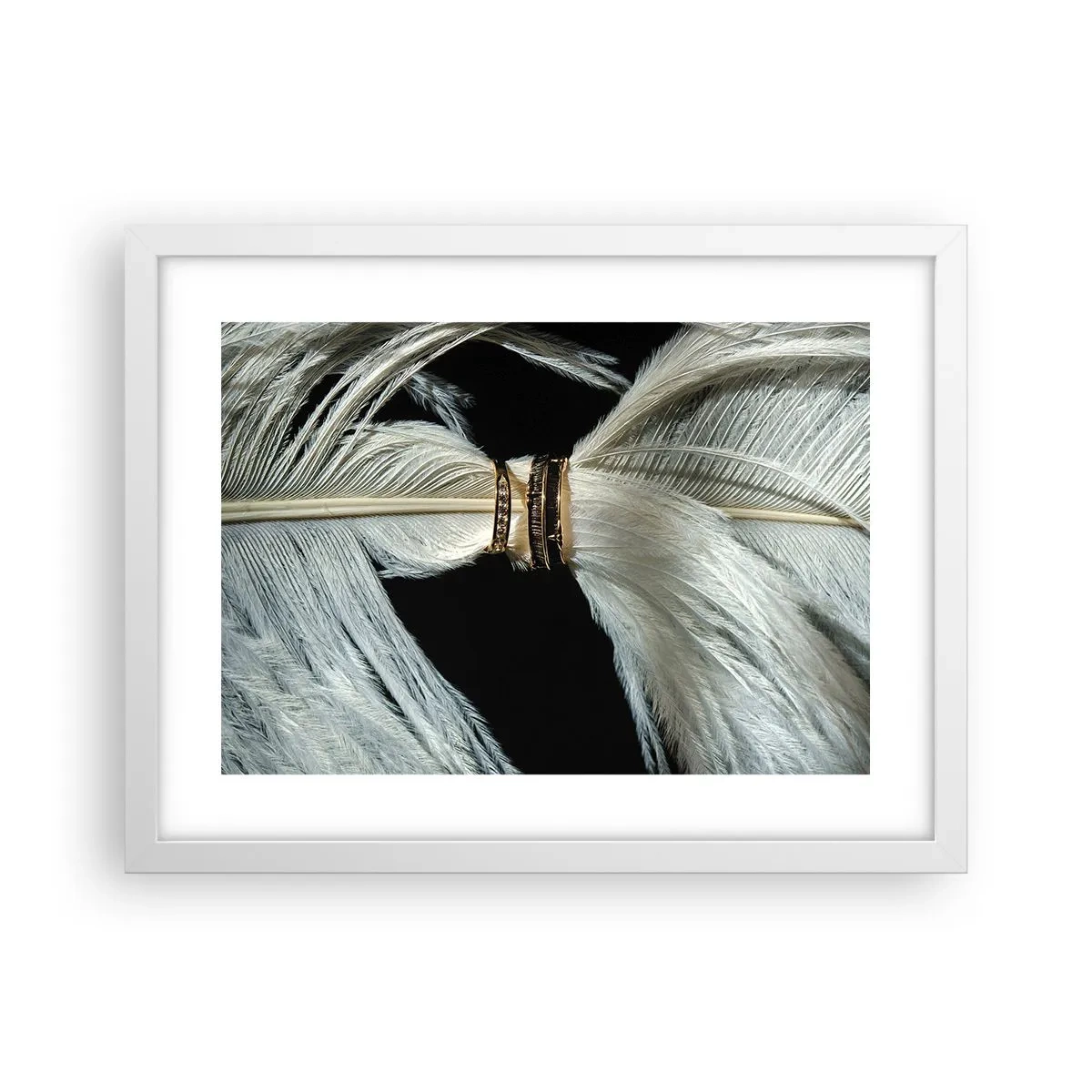 Póster en marco blanco - ...y no te dejaré.... - 40x30 cm