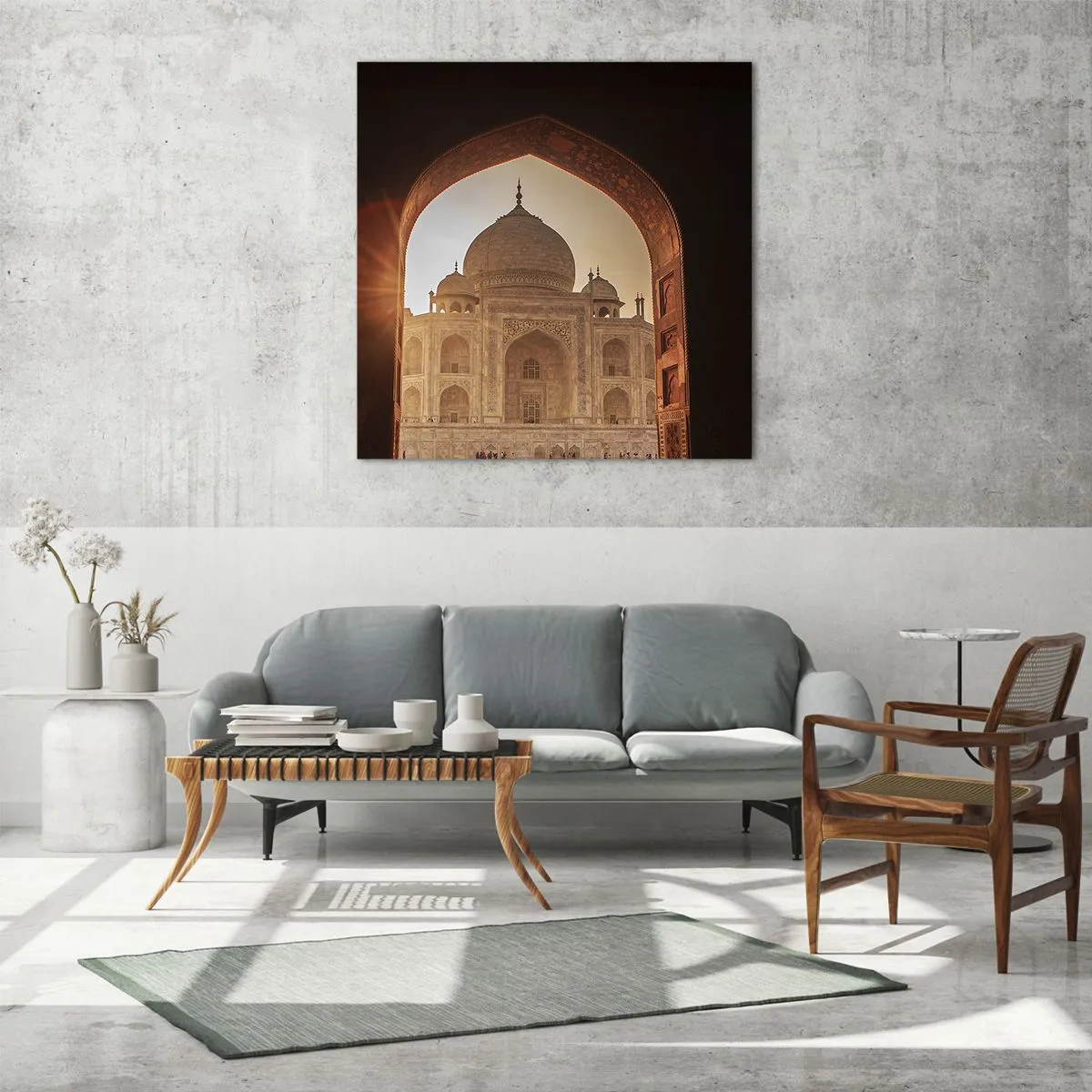 Cuadro sobre vidrio - Impresiones sobre Vidrio - Un monumento al amor sobrenatural - 60x60 cm